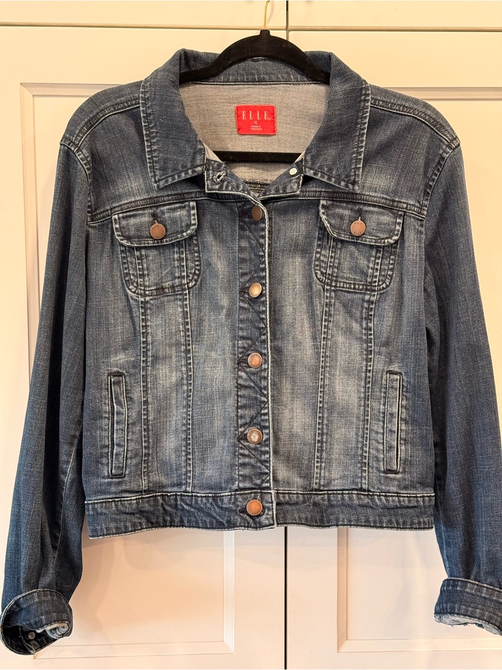 ELLE Light Blue Washed Denim Jacket